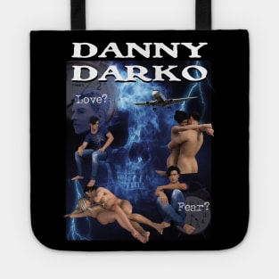 Danny Darko Cursed Movie Poster Knock Off Parody Time Travel Off Brand Corny Worst Design Tote