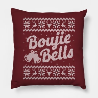 Ugly Christmas Sweater Boujie Bells Pillow