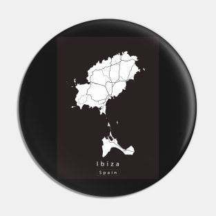 Ibiza Spain Island Map Pin