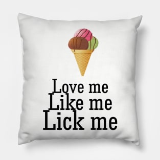 Love Ice Cream Pillow