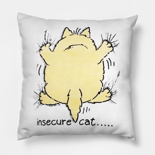 Insecure Cat Pillow