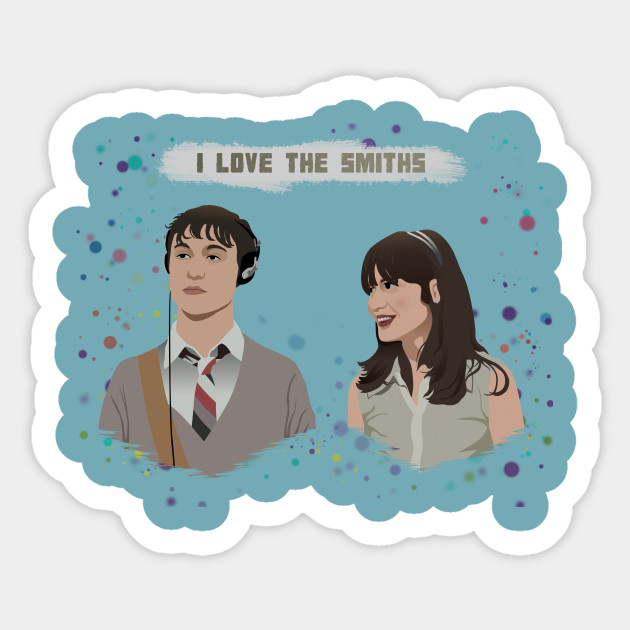 I Love The Smiths 500 Days Of Summer Sticker Teepublic