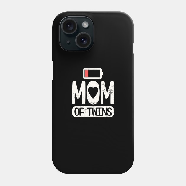 Twin Mama Shirt | Mom Of Twins Gift Phone Case by Gawkclothing
