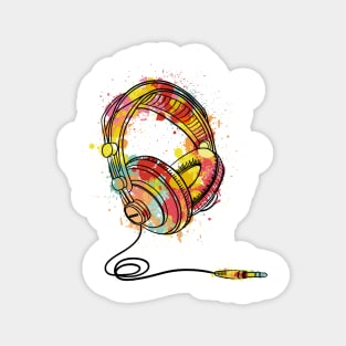 Colour Splash Headphones Magnet