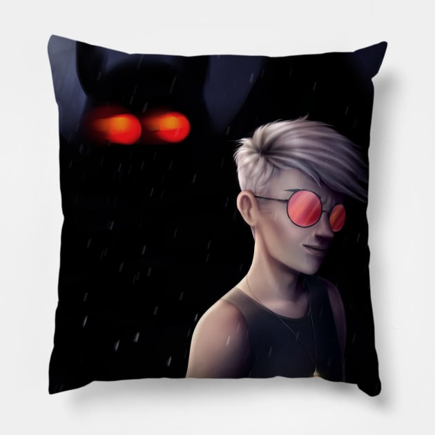 Mothman Pillow by Alyen