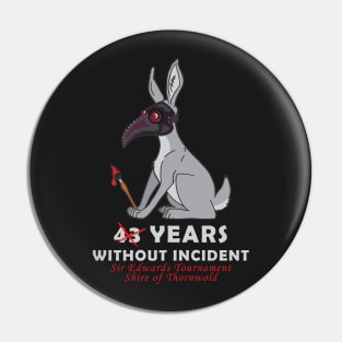 Eddies Fundraiser Shirt: Simple Bunny Pin