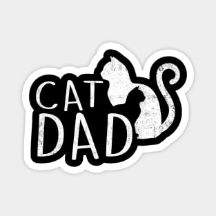 Cat Dad T-Shirt Funny Cat Daddy Father Day Gift Magnet