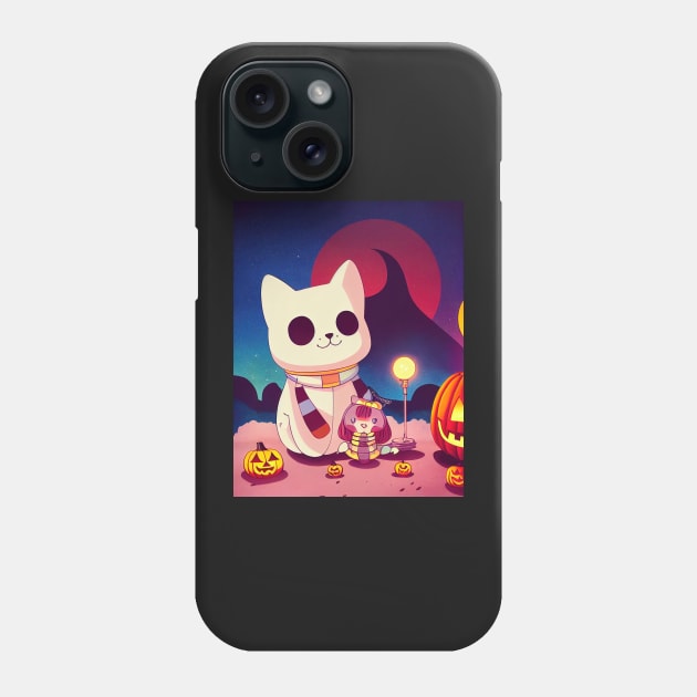 bee and puppycat halloween Phone Case by ComicsFactory