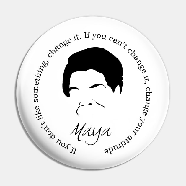 Maya Angelou Quote Pin by PoetandChef