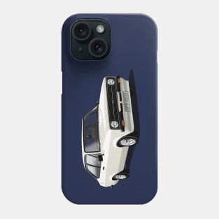 Ford Escort Mk 2 in white Phone Case