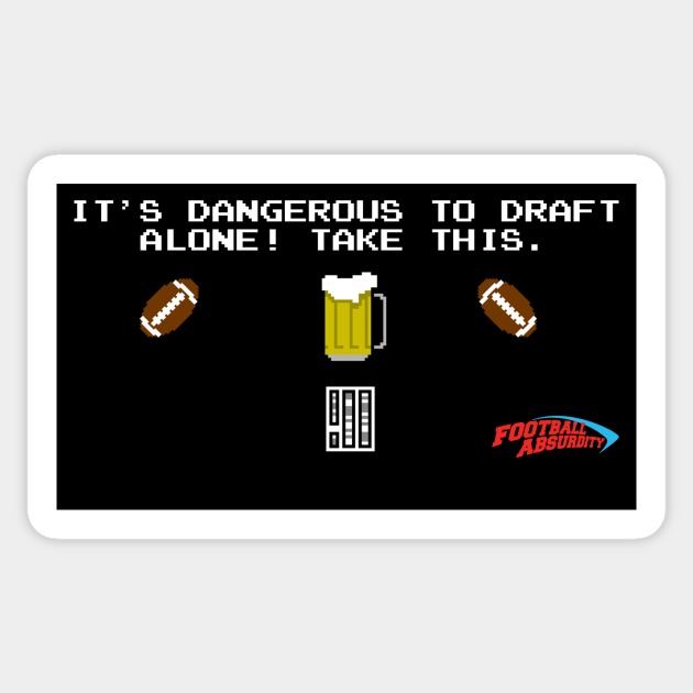 Beersheets with Football Absurdity Logo - Football - Sticker