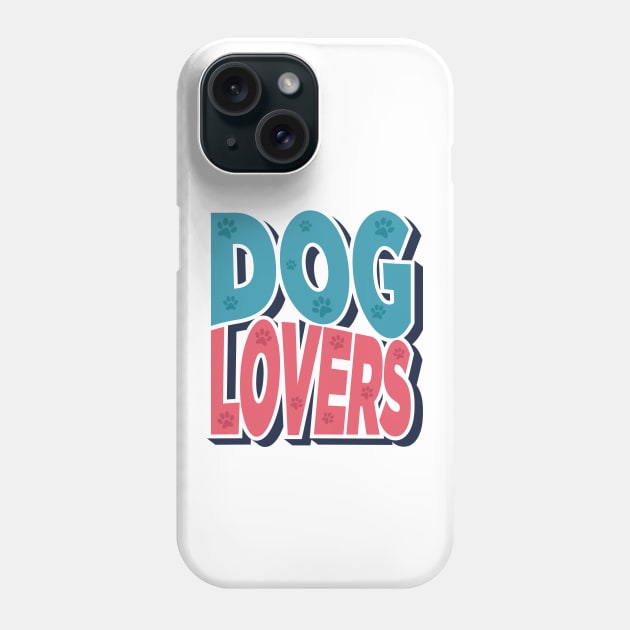 Dog Lovers Phone Case by RetroArtCulture