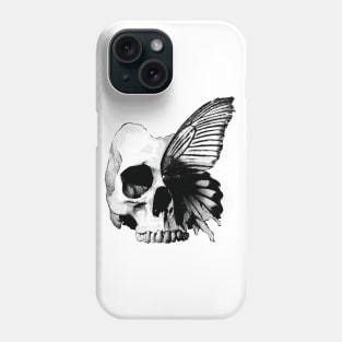 Butterfly Skull Art Phone Case