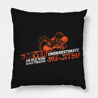 JIU JITSU: Old Man Who Trains Jiu-Jitsu Pillow