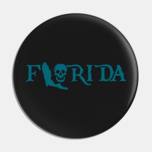 Skull Pirate Florida Jaguars Pin