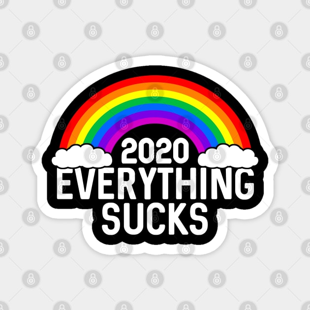 Everything Sucks 2020 Magnet by TextTees