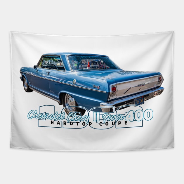 1962 Chevrolet Chevy II Nova 400 Hardtop Coupe Tapestry by Gestalt Imagery