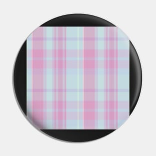 Pastel Aesthetic Conall 2 Hand Drawn Textured Plaid Pattern Pin