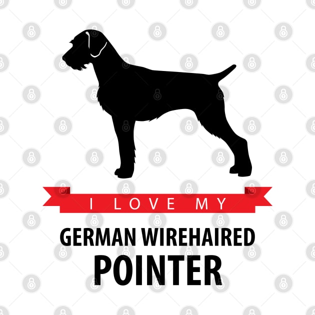 I Love My German Wirehaired Pointer by millersye