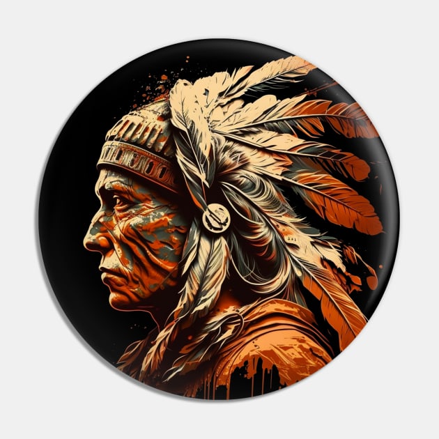 NATIVE AMERICAN INDIAN CHIEF Pin by Wintrly