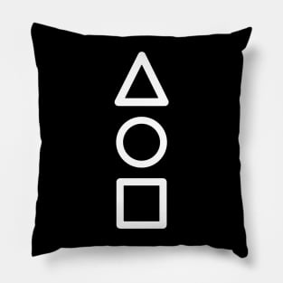 Squid Game Symbols Pillow