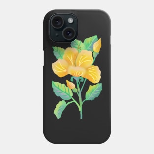 Yellow Hibiscus Phone Case