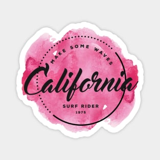 Make Some Waves, California, Surf Rider Magnet