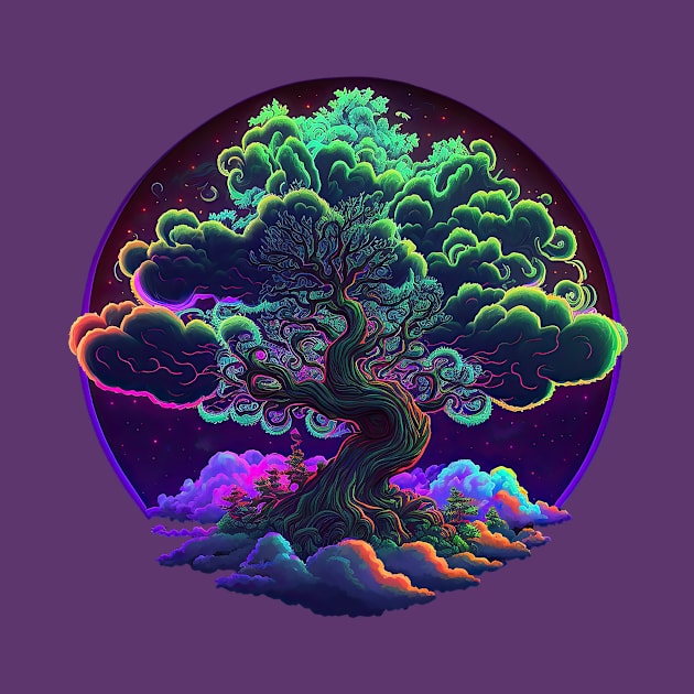 Tree of Life in the Clouds by wumples