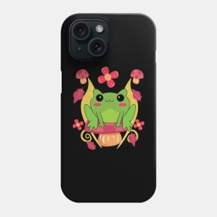 Woodland Frog Fall Cottage Core Design Phone Case