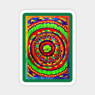 Fractal Spirals Magnet