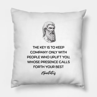 Epictetus Stoicism Quote Pillow