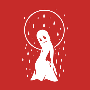 sad ghost in the rain T-Shirt