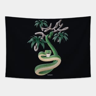 Snake in Tree Tapestry