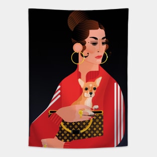 Lady with an Ermine Tapestry