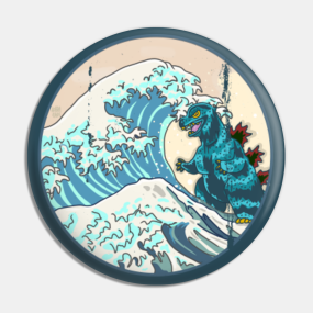 Hokusai Pins Teepublic