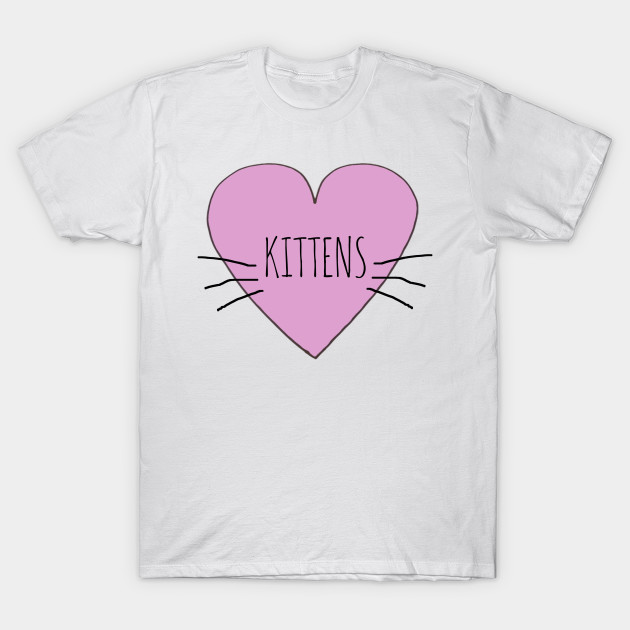 I Love Heart Kittens T-Shirt