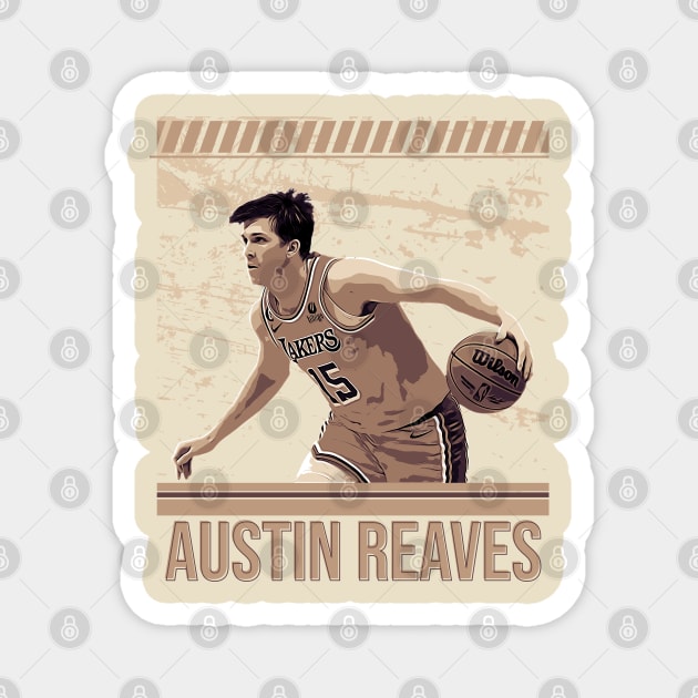 Austin Reaves | Basketball Magnet by Aloenalone