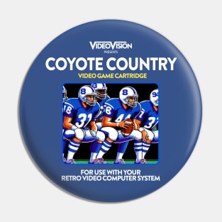 Coyote County 80s Game Pin