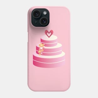 Pastel de boda Phone Case