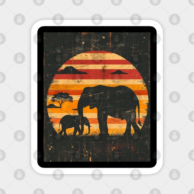 Elephant Rehabilitation Centers Magnet by Creative feather