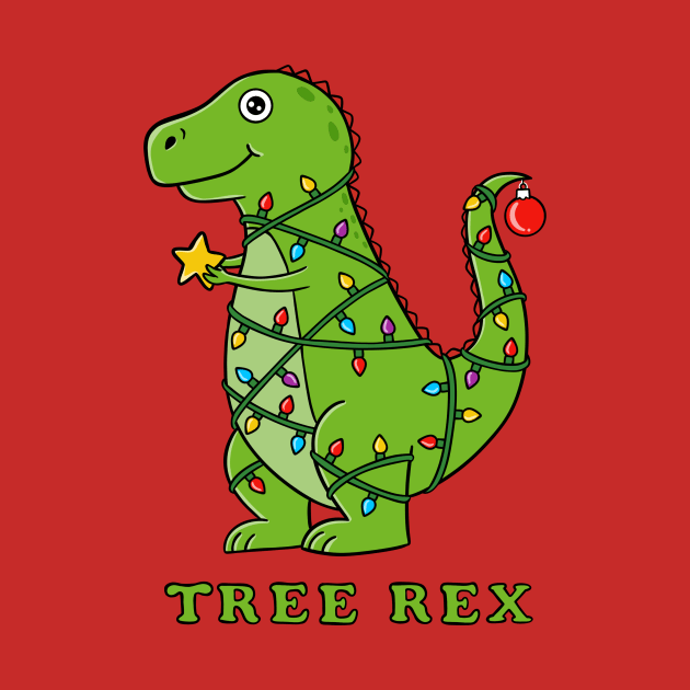 Dinosaur Christmas by coffeeman