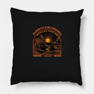 SURFING MEXICAN PIPELINE PUERTO ESCONDIDO Pillow