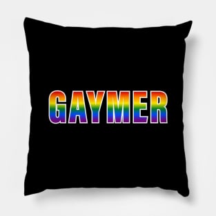 Rainbow Gaymer LGBTQ Pride Pillow