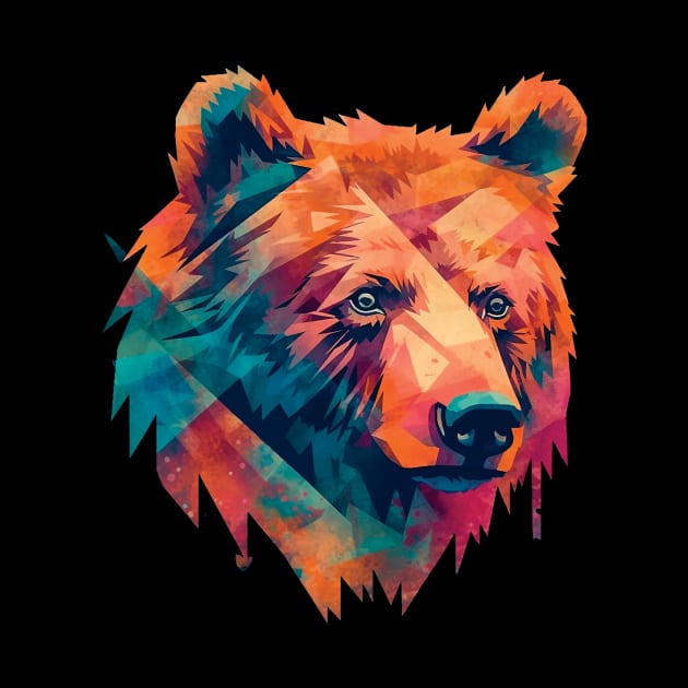 Bear head by GreenMary Design