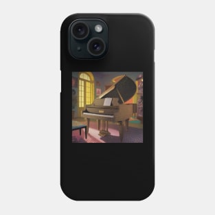 Piano In A Colorfully Styled Room Phone Case