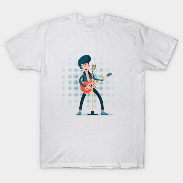 Cartoon rock guitarist - Cartoon - T-Shirt