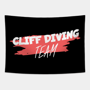 Cliff diving team Tapestry