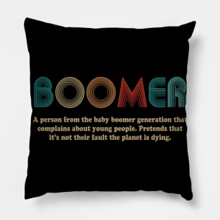 DEFINITION BOOMER Pillow