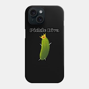 Pickle Diva Queen Phone Case