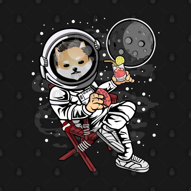 Retirement Plan Astronaut Dogelon Mars ELON Coin To The Moon Crypto Token Cryptocurrency Blockchain Wallet Birthday Gift For Men Women Kids by Thingking About